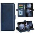Custodia a portafoglio con chiusura magnetica per Asus Zenfone 12 Ultra - Struttura in vitello - Blu