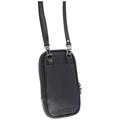 Borsa per cellulare Audi A6 in pelle sintetica D2 - Nera