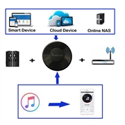 Adattatore WiFi AudioCast M5 per altoparlanti - AirPlay, DLNA, Spotify - Nero