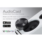 Adattatore WiFi AudioCast M5 per altoparlanti - AirPlay, DLNA, Spotify - Nero