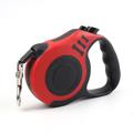 Guinzaglio automatico retrattile per cani - 5m - Rosso