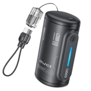 Power bank Awei WP-117 da 10000mAh - 22.5W, 2x USB-C - Nero