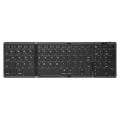 B089 Tastiera wireless pieghevole con tastierino numerico - 81 tasti - Nero