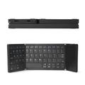 B089 Tastiera wireless pieghevole con touchpad - 81 tasti - Nero