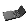 B089 Tastiera wireless pieghevole con touchpad - 81 tasti - Nero