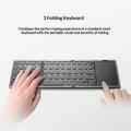 B089 Tastiera wireless pieghevole con touchpad - 81 tasti