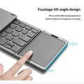 B089 Tastiera wireless pieghevole con touchpad - 81 tasti
