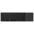B089 ST tastiera Bluetooth ultrasottile a tre ante con trackpad intelligente - Nero
