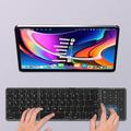 B089 ST tastiera Bluetooth ultrasottile a tre ante con trackpad intelligente - Nero