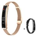 Bracciale intelligente / Fitness Tracker B3 con due cinturini - Oro