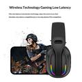 Cuffie wireless over-ear B500 con luci RGB - Nero