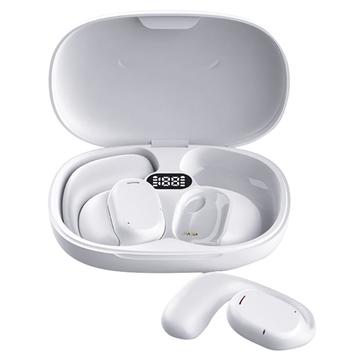 B66 Smart Bluetooth Translator Earbuds Dispositivo traduttore auricolare in tempo reale per l\'apprendimento in viaggio d\'affari - Bianco