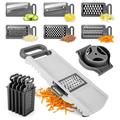 B837-B Affettatrice/grattugia a mandolina 6 in 1 con lame in acciaio inox