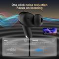 Cuffie Bluetooth senza fili con display digitale intelligente BD2 - Touch screen, cancellazione del rumore ANC ed ENC