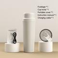 BDL-009 Spremiagrumi/frullatore portatile a batteria 2 in 1 - 650ml - Beige