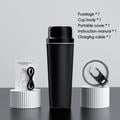 BDL-009 Spremiagrumi/frullatore portatile senza fili 2 in 1 - 650ml - Nero