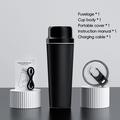 BDL-009 Spremiagrumi/frullatore portatile senza fili 2 in 1 - 650ml - Nero