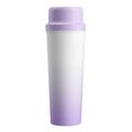BDL-009 Spremiagrumi/frullatore portatile senza fili 2 in 1 - 650ml - Viola sfumato