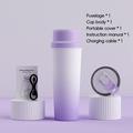 BDL-009 Spremiagrumi/frullatore portatile senza fili 2 in 1 - 650ml - Viola sfumato