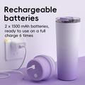 BDL-009 Spremiagrumi/frullatore portatile senza fili 2 in 1 - 650ml - Viola sfumato