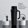 BDL-009PRO Spremiagrumi/frullatore 2 in 1 a batteria con manico - 650ml