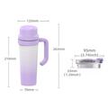 BDL-009PRO Spremiagrumi/frullatore 2 in 1 a batteria con manico - 650ml - Viola