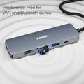 Hub adattatore USB-C 5 in 1 BENFEI - HDMI 4K, PD da 100W, USB-A - Grigio