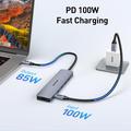 Hub adattatore USB-C 7 in 1 BENFEI - HDMI 4K a 60Hz, PD da 100W, 3 porte USB-A, lettore di schede SD e microSD