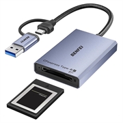 Lettore di schede BENFEI CFexpress Tipo B USB-C/USB-A - 10Gbps - Grigio
