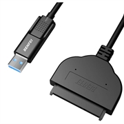 Cavo adattatore BENFEI USB-C/USB-A 3.0/SATA III per HDD e SSD da 2.5" - Nero
