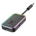 BF01 Adattatore/trasmettitore audio Bluetooth per aerei, TV, computer - Nero