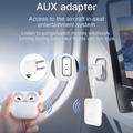 BF02 Adattatore/trasmettitore audio Bluetooth per aerei, TV e palestre - Bianco