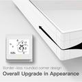 BHT-002 Termostato intelligente WiFi per riscaldamento con caldaia e schermo tattile - Nero