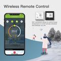 BHT-002 Termostato intelligente WiFi per riscaldamento con caldaia e schermo tattile - Nero