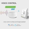BHT-002 Termostato intelligente WiFi per riscaldamento con caldaia e schermo tattile - Nero