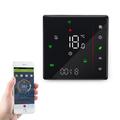 BHT-006GAW Termostato intelligente per riscaldamento a pavimento ad acqua - Wi-Fi, app Tuya, comando vocale - Nero