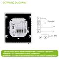 BHT-006GBW Termostato intelligente per riscaldamento a pavimento elettrico - Wi-Fi, app Tuya, comando vocale