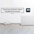 Termostato intelligente BHT-1000GB per riscaldamento a pavimento elettrico - Bianco