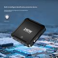 BK-124D: stazione di ricarica da tavolo da 240W con cavo USB-C retrattile - 2 porte USB-C, 2 porte USB-A