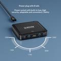 BK-124D: stazione di ricarica da tavolo da 240W con cavo USB-C retrattile - 2 porte USB-C, 2 porte USB-A