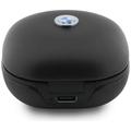 Auricolari wireless BMW Leather Metal Logo ENC - Nero