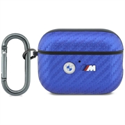 Custodia per AirPods Pro 3 BMW M Carbon Metal Logo - Azzurro