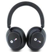 Cuffie wireless on-ear BMW M con logo in carbonio e metallo e cancellazione del rumore ambientale (ENC)