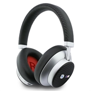Cuffie wireless on-ear BMW M con logo in carbonio e metallo e cancellazione del rumore ambientale (ENC) - Argento