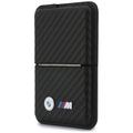 Portacarte e portafoglio MagSafe BMW M Carbon Metal Logos - Nero