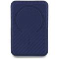 Portacarte e portafoglio MagSafe BMW M Carbon Metal Logos - Blu navy