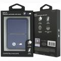 Portacarte e portafoglio MagSafe BMW M Carbon Metal Logos - Blu navy