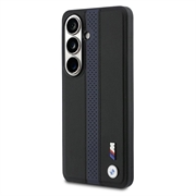 Custodia magnetica Samsung Galaxy S26 BMW M Perforated Stripes and Metal Logo - Blu / Nera