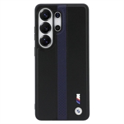 Custodia magnetica Samsung Galaxy S26 Ultra BMW M Perforated Stripes and Metal Logo - Blu / Nera