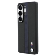 Custodia magnetica Samsung Galaxy S26 Ultra BMW M Perforated Stripes and Metal Logo - Blu / Nera